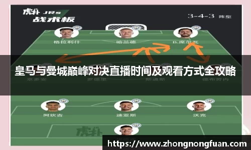 皇马与曼城巅峰对决直播时间及观看方式全攻略